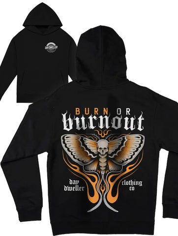 'Burn or Burnout' Heavyweight Hoodie