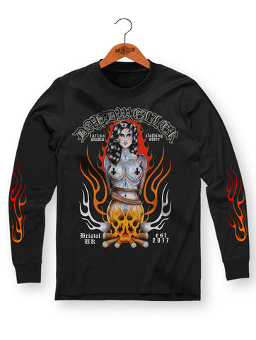 'Burn The Witch' Long Sleeve Tee