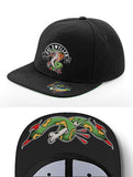 'Cobra' Black Snapback