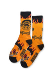 Premium Flame Skull Day Dweller Socks