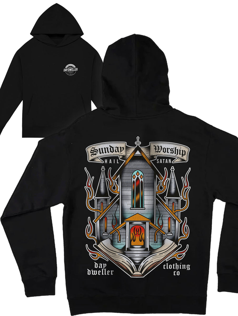 'Sunday Worship' Heavyweight Hoodie – Day Dweller